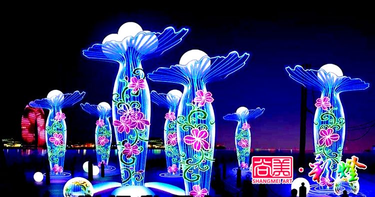 夏夜燈光璀璨，自貢燈會(huì)閃亮新疆伊犁